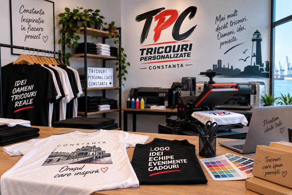 Servicii de personalizare textile în Constanța